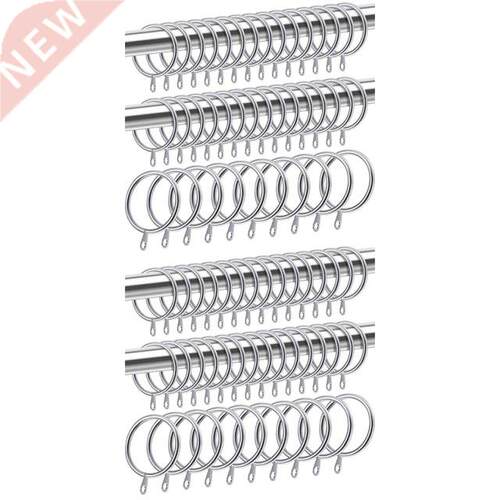 80 Pcs Metal Curtain Ring For Curtains And Poles,Dangling Sl