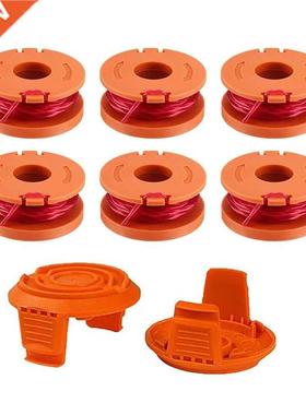 6Pcs WA0010 Replacement Spool Line for Grass Trimmers and 2P