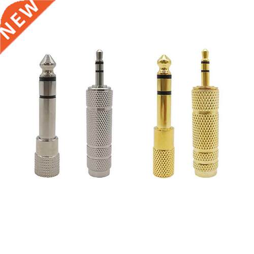 4Pcs/lot 3.5mm to 6.5mm 6.35mm Stereo Audio Cable Adapter 6.