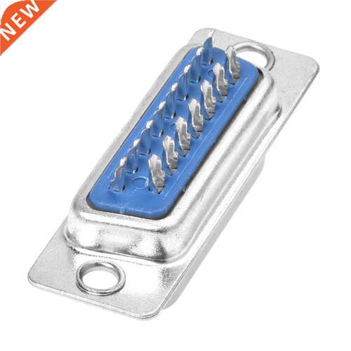 10 Pcs DB15 15 Pin Male Jack Adapter Plug Sol Connector R