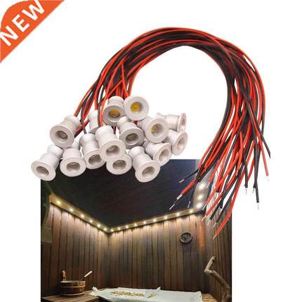 10pcs Waterproof Tiny LED Spot light 1W12V Spotlight  Lam