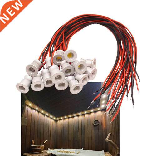 10pcs Waterproof Tiny LED Spot light 1W12V Spotlight  Lam