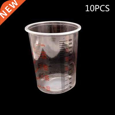 10Pcs Plastic Paint ixing Cups 600l ixing Pot Paint ixin