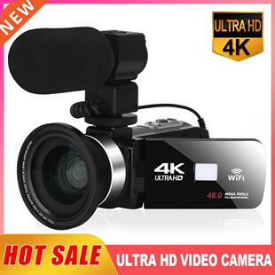 KOMERY 4K Video Camera 48MP 18X Digital Zoom Cameras Vloggin