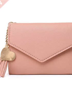 Fashion Women's Wallet Female Short Wallets Hollow Leave Pou