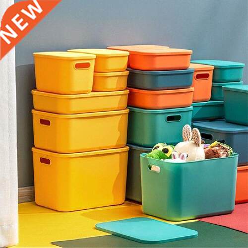 94PF Plastic Folding Storage Basket with Handle for Office
