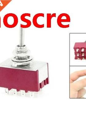 1pcs 6A/125VAC 2A/250VAC 12 Pn 4PDT ON/ON 2 Poston Mn T