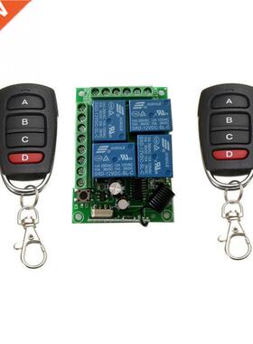 15/4 Mhz Remote Control Switch DC12 V 4 Channel Relay Mo