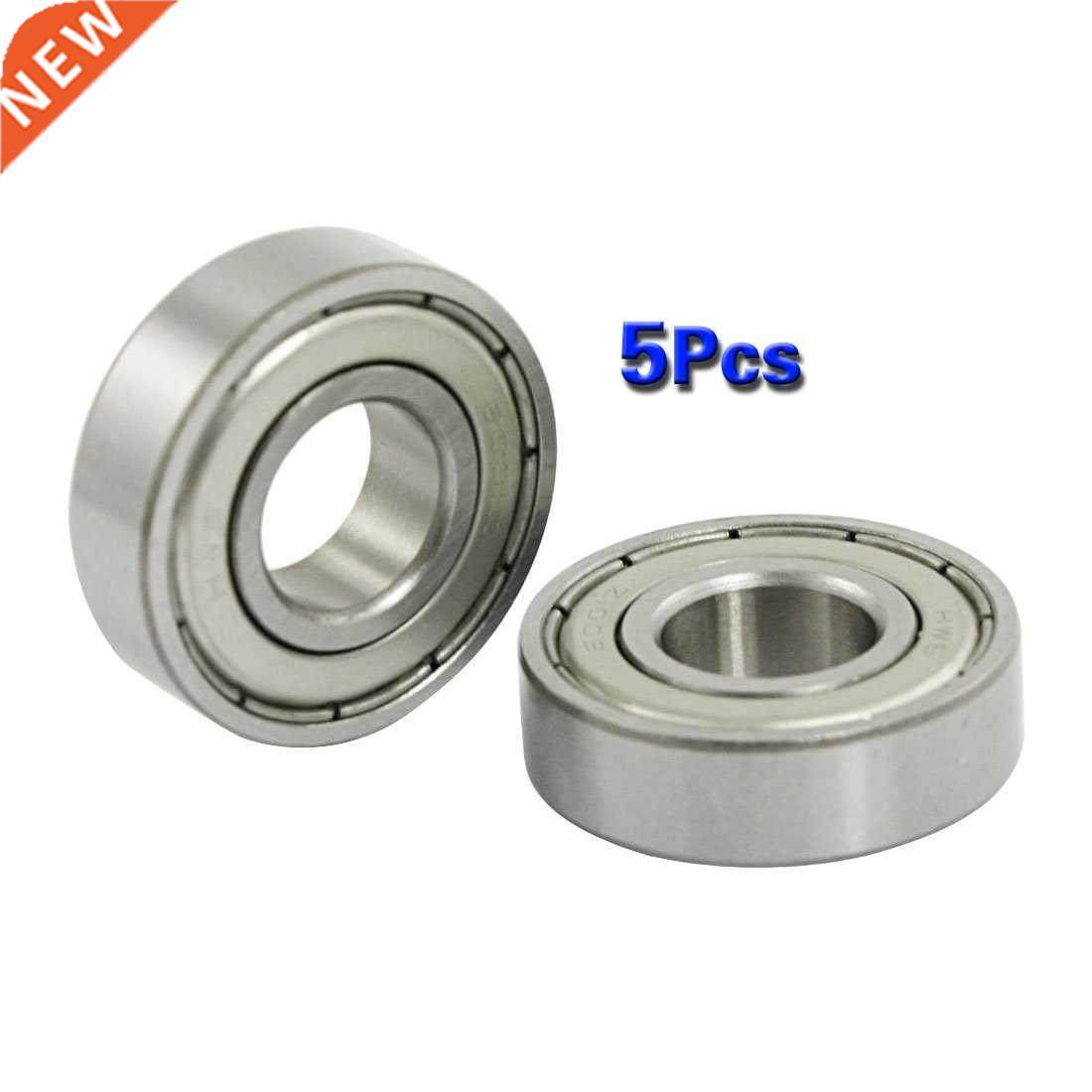 5 pcs 12mm x 28mm x 8mm 6001Z Shielded Deep Groove Radial B