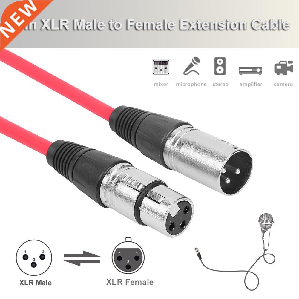 3m 3Pin XLR Male to XLR Female Cable Audio Microphone Mixer