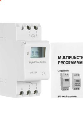THC15A Digital Power Programmable Timer Switch Relay 16A Amp