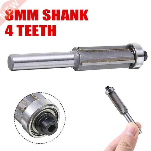 8mm Shank Pattern Flush Trim Router Bit Double Bearing For W
