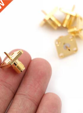 5 Pcs Per Lot SMA Female Jack Chassis Flange Panel Mount Ada