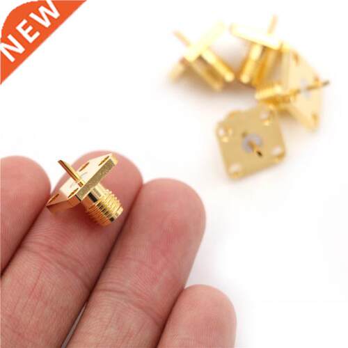 5 Pcs Per Lot SMA Female Jack Chassis Flange Panel Mount Ada
