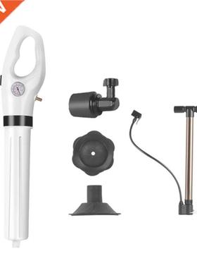 1Set High Pressure Air Drain Blaster Toilet Plunger Cleaner