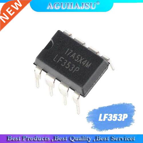 10PCS LF353P DIP8 TI JFET-INPUT DUAL OPERATIONAL AMPLIFIER L
