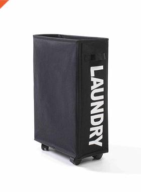 Household Rolling Laundry Hamper with Wheels Collapsible Lau