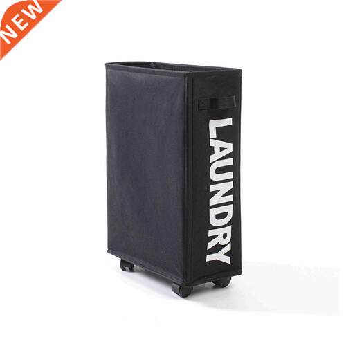 Household Rolling Laundry Hamper with Wheels Collapsible Lau