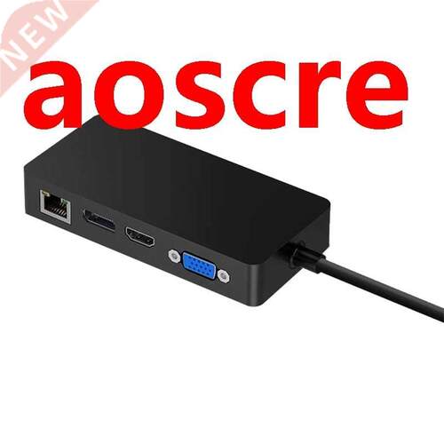For Surface Pro 4/5/6 USB Hub Docking Station with Gigabit E