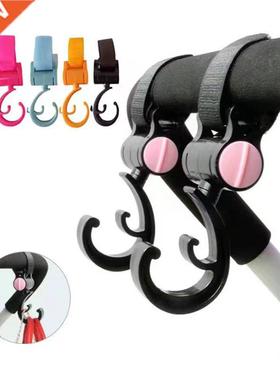 1-2pcs Baby Hanger Baby Bag Stroller Hooks Pram Rotate 360 D