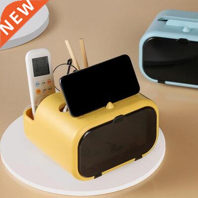 Creative Desktop Tissue Box with Magnetic Lid Cover Mobile P