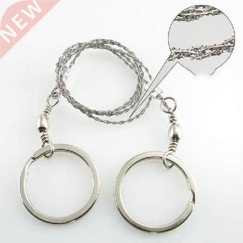 Portable Gear Pocket Outdoor String Wire Saw Carbon Ring