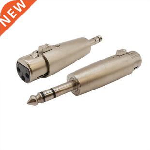 1Pcs XLR 3 Pin Female to 6.5mm Male Stereo Plug Audio Connec