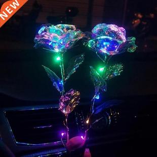 Simulation Rose Immortal Valentines Bouquet Gold Foil Annive