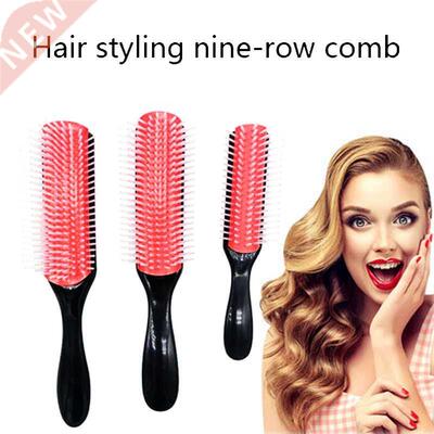 Hair Comb 9 & 5-Row Detangling Hair Brush Rat Tail C
