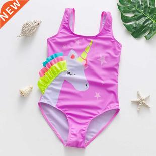 New Girls Swimwear one piece Girls Swimsuit Kids Summer Beac