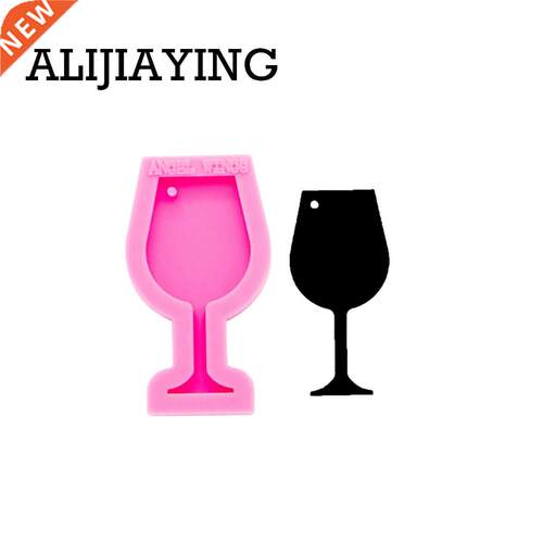 DY0257 Smooth art design Red wine glass mold craft epoxy re