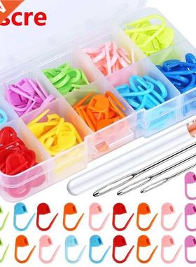 131 PCS 3 Sizes Knitting Crochet Stitch Mrkers Colorful Kni