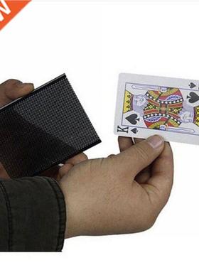 Funny Black Card Vanish Illusion Change Toys Stage Magic Tri