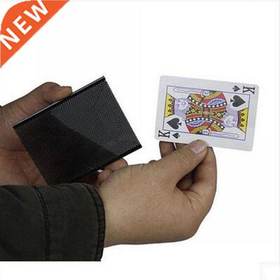 Funny Black Card Vanish Illusion Change Toys Stage Magic Tri