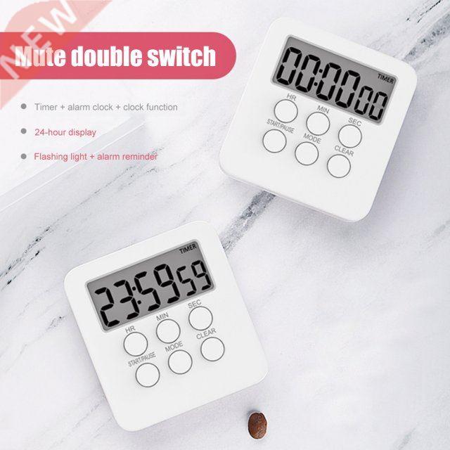 1pc With Strong Alarm Multifunction LCD Digital Small Clock