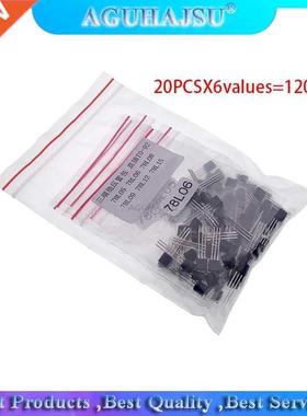20PCSX6values=120pcs 78L05 78L06 78L08 78L09 78L12 78L15 TO-