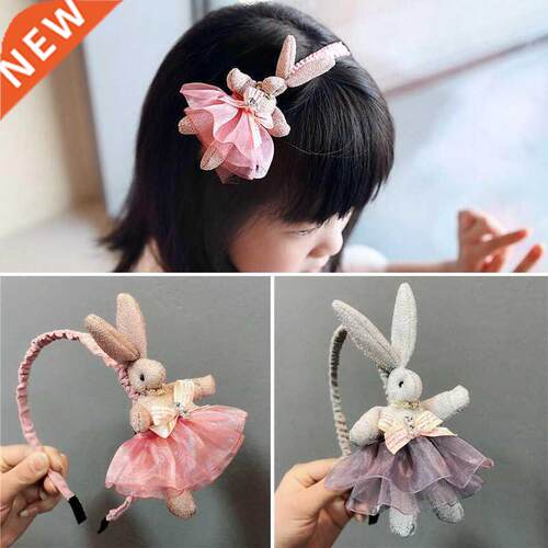 New Cute Rabbit Headbands Pink Hairband Headwraps Animals H