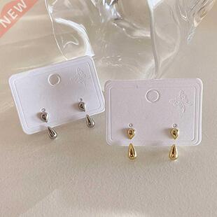 Women Earrings Fashion Water Drop Shape Pendant Cartilage Pe
