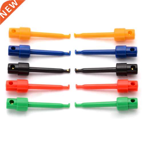 Mayitr 10pcs Lead Wire Kit Test Hook Clip Grabber Test Probe