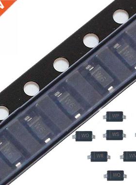 100Pcs SMD Zener Diode SOD-123 BZT52C11 WG BZT52C12 WH BZT52