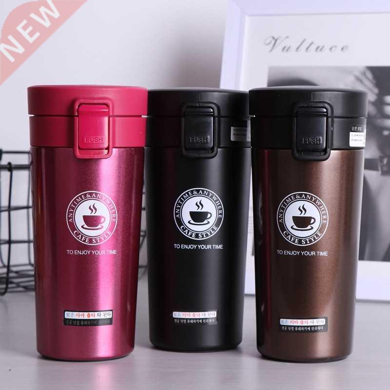 380ml Double Stainless Steel 304 Coffee Mug Leak-Proof Therm