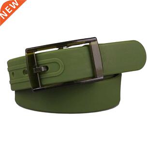 balck purple Eco-Friendly Plastic Belt Unisex Silicone Rubbe