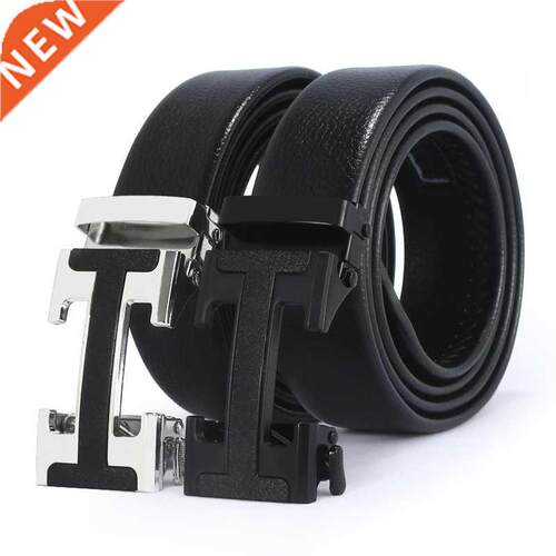 2022 Models Brand-Name Leather Automatic Buckle Top Layer