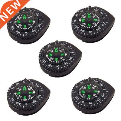 T4MF 5pcs Mini Portable Compass Watch Band Slip Navigation