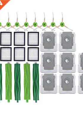 30PCS Rolling Brush Hepa Filter Side Brush for IRobot Roomba