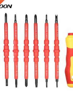 KKmoon 7 in 1 1000V Changeable Insulated Screwdrivers Set