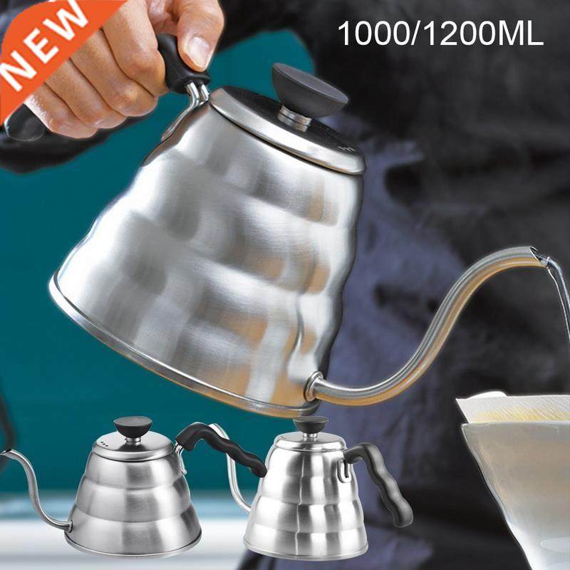 Stainless Steel Hario Coffee Drip Gooseneck Kettle Pot Teapo