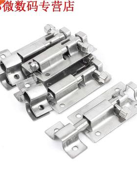 5pcs 2 Inch Lengte Deurslot Sliding Lock Barrel Bolt Silver