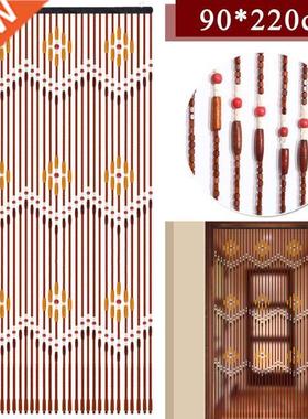 Wooden Door Curtain Blinds Handmade Fly Screen Wooden Bead S