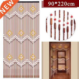 Wooden Door Curtain Blinds Handmade Fly Screen Wooden Bead S
